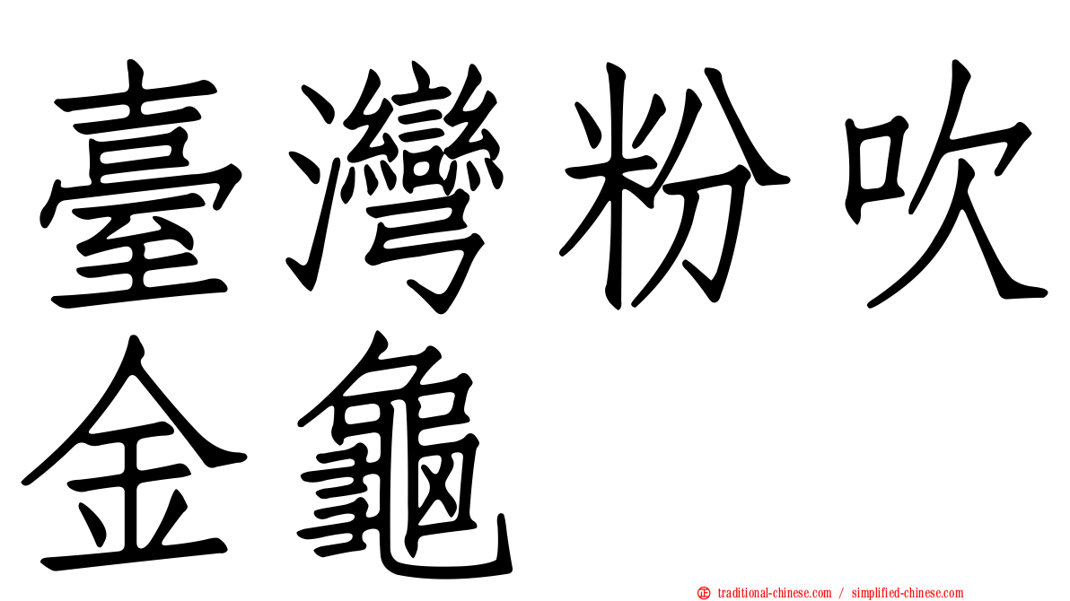 臺灣粉吹金龜