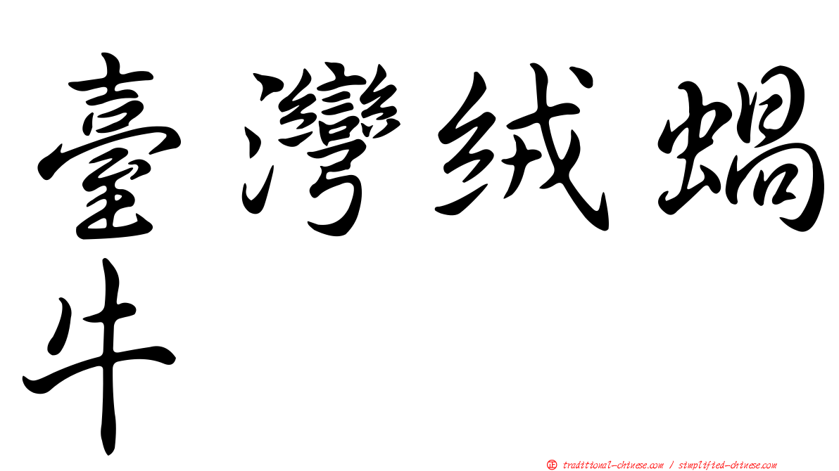 臺灣絨蝸牛