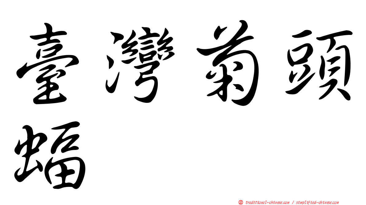 臺灣菊頭蝠