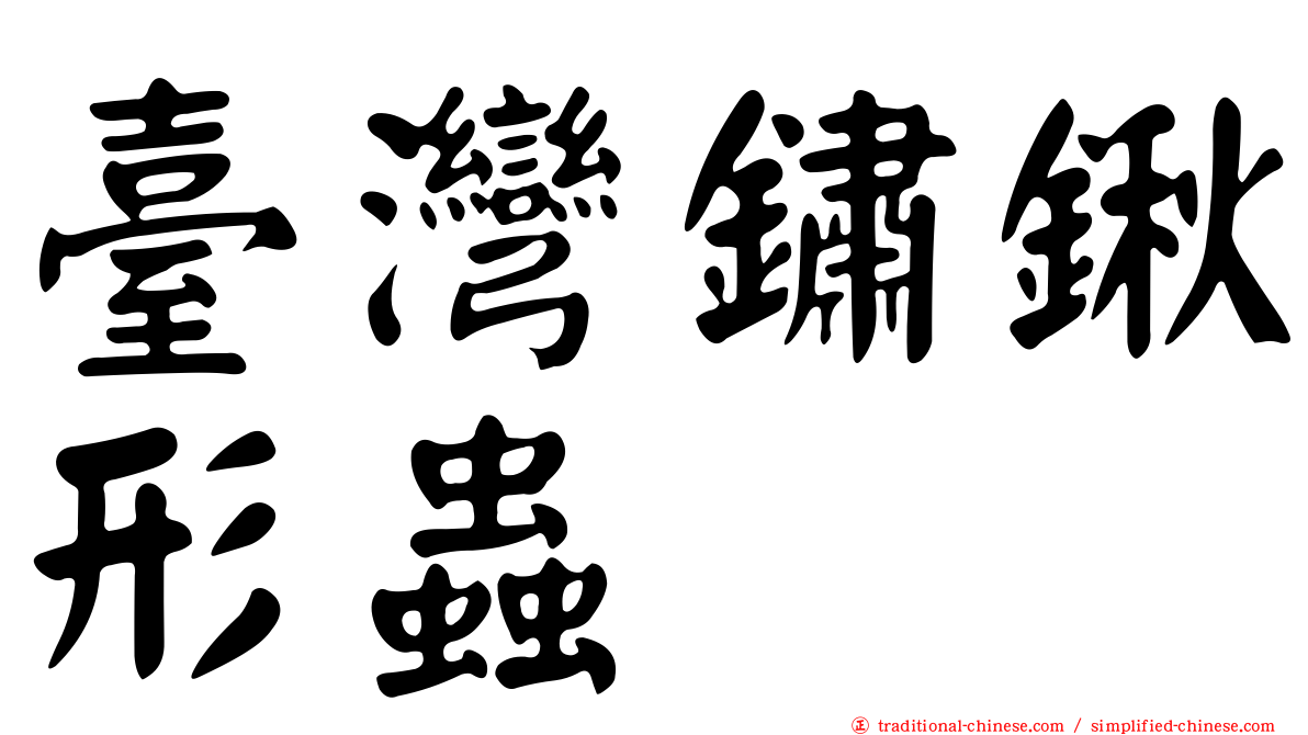 臺灣鏽鍬形蟲