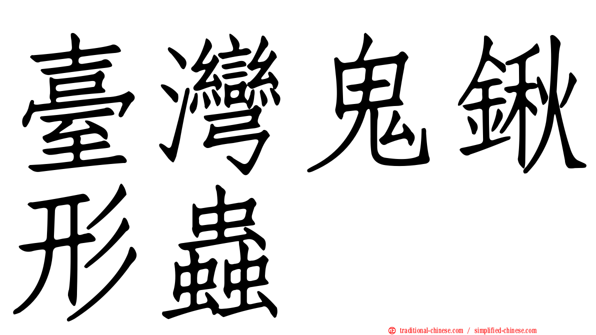 臺灣鬼鍬形蟲
