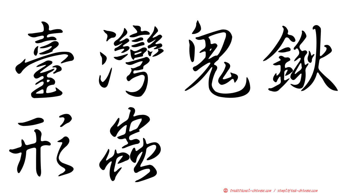 臺灣鬼鍬形蟲