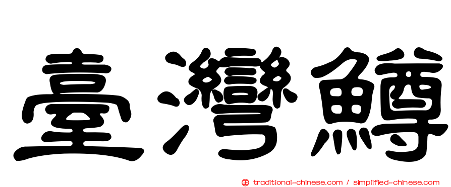 臺灣鱒