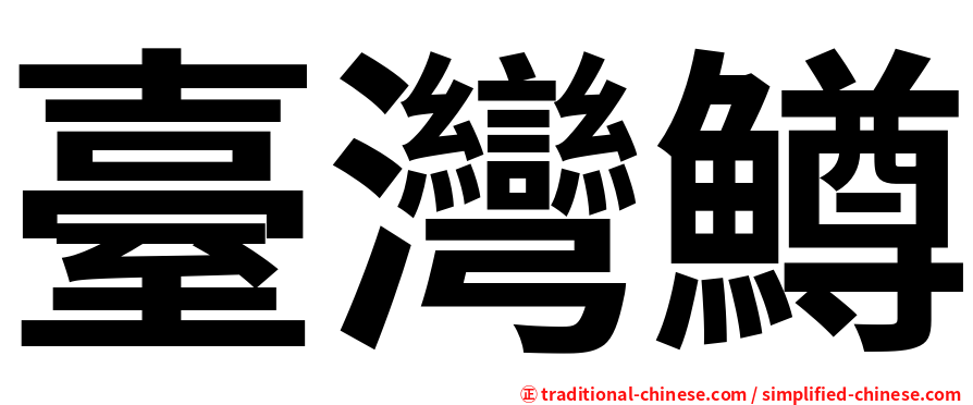 臺灣鱒