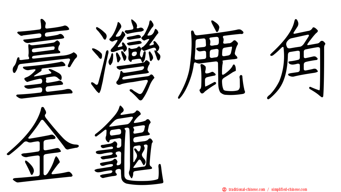臺灣鹿角金龜