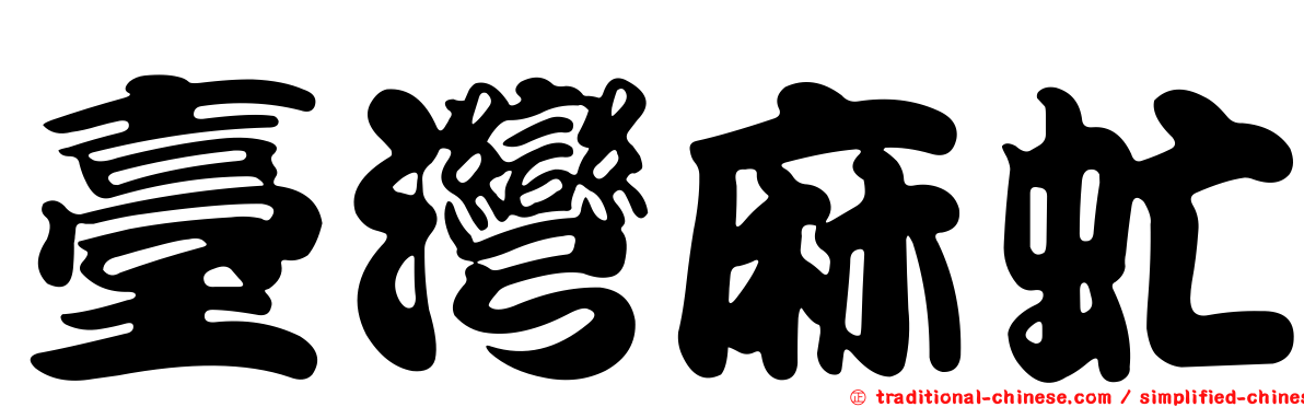 臺灣麻虻