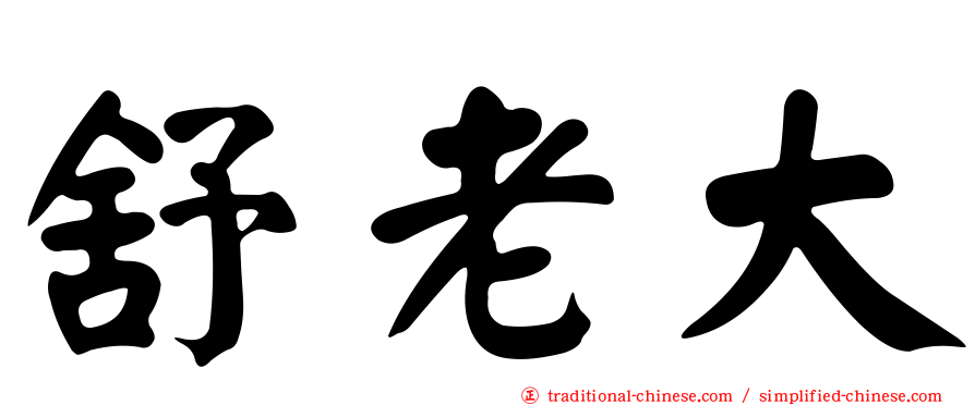 舒老大