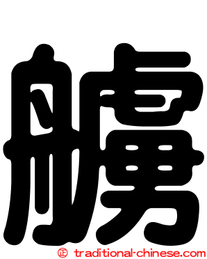 艣