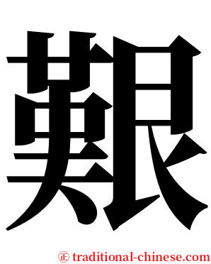 艱 serif font