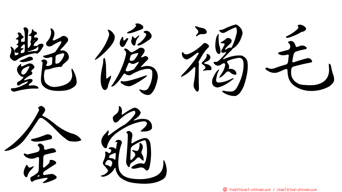 艷偽褐毛金龜