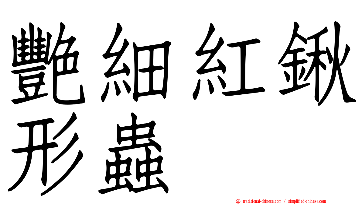 艷細紅鍬形蟲