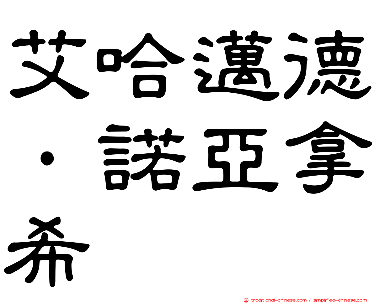 艾哈邁德·諾亞拿希