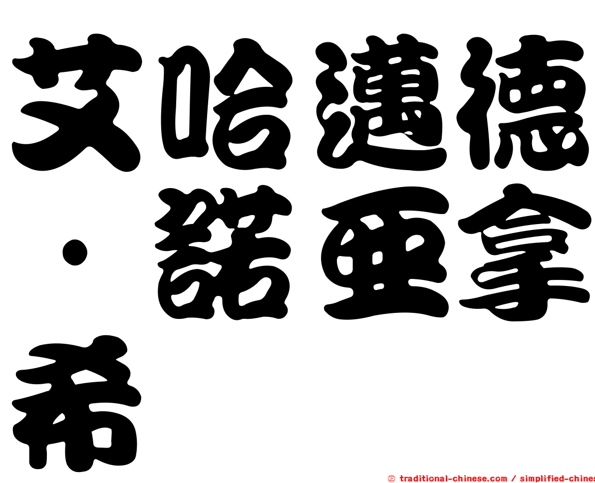 艾哈邁德·諾亞拿希