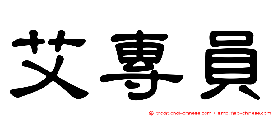 艾專員