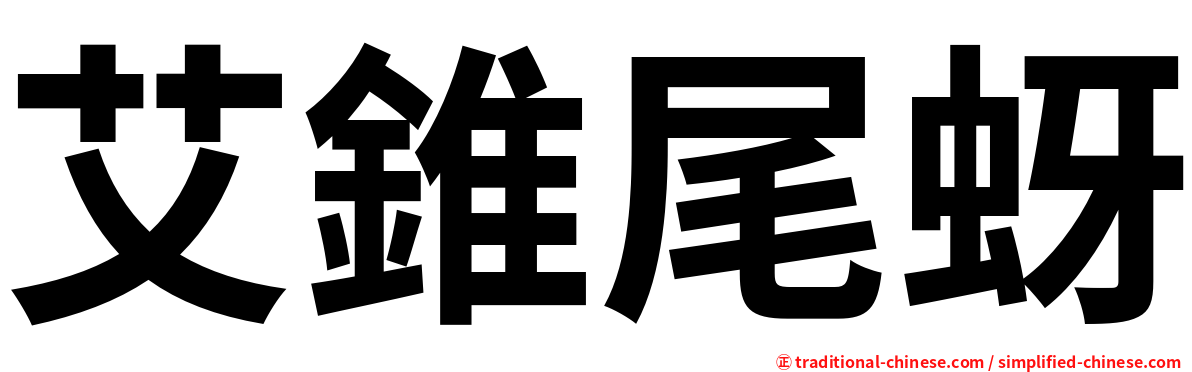 艾錐尾蚜