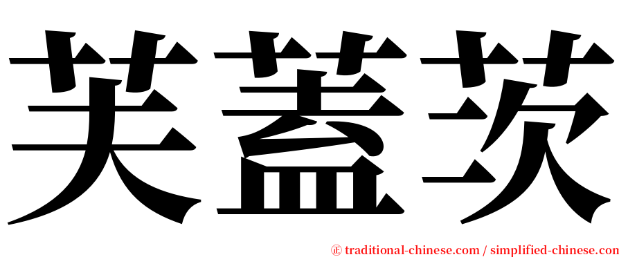 芙蓋茨 serif font