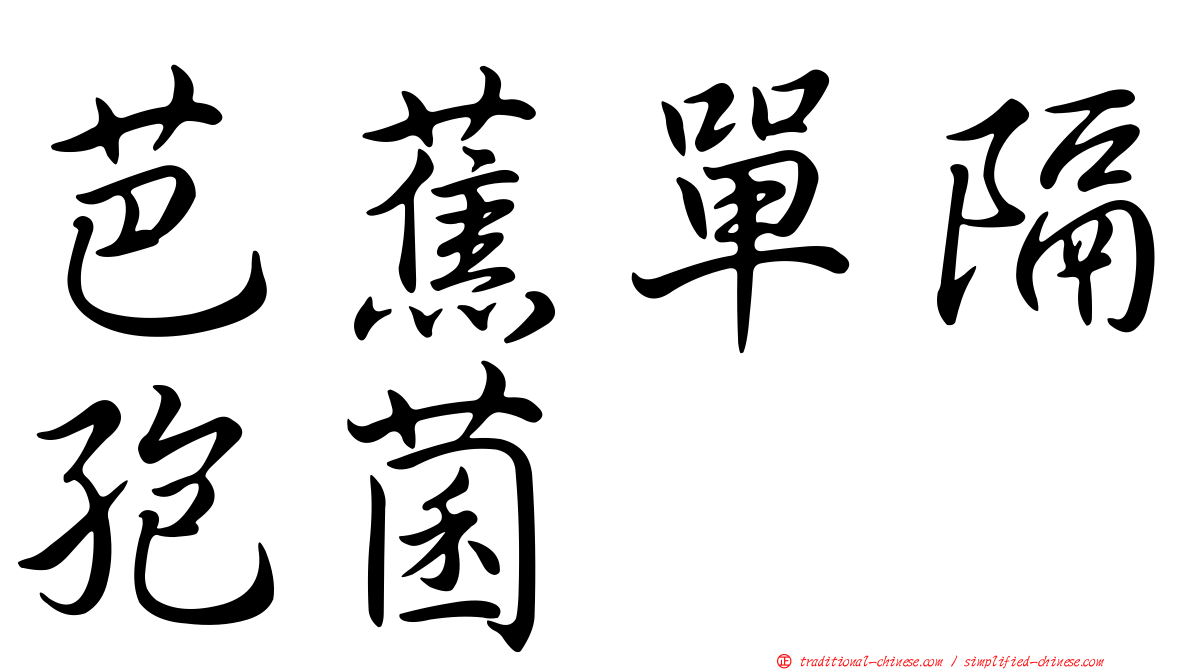 芭蕉單隔孢菌