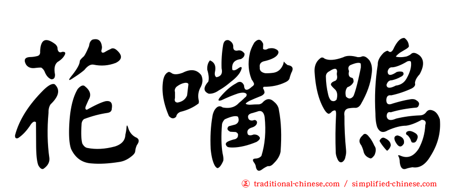 花嘴鴨