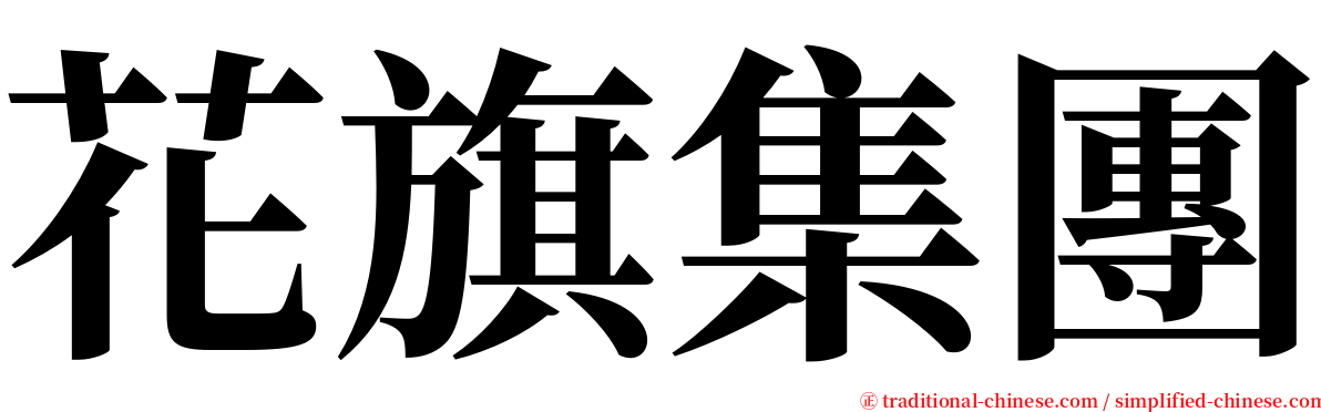 花旗集團 serif font