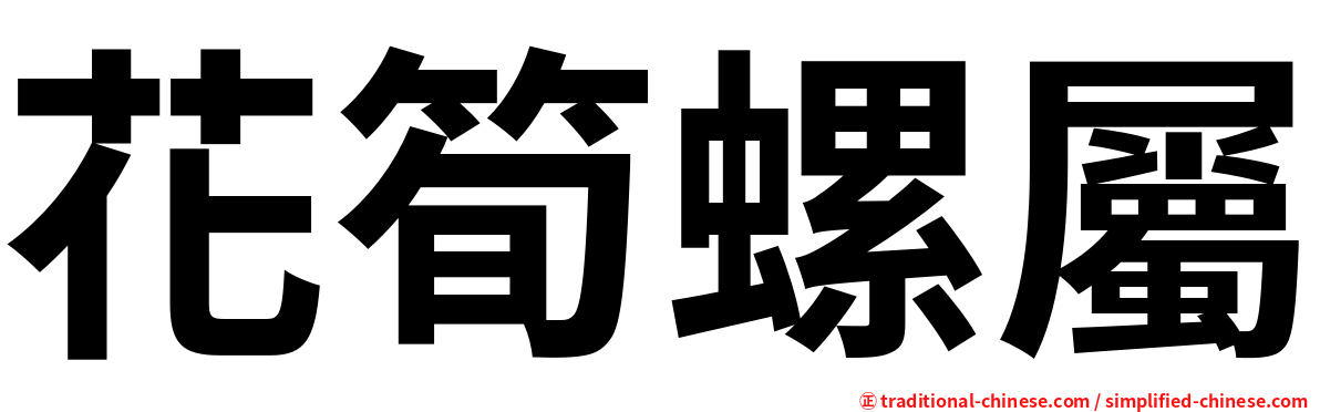 花筍螺屬