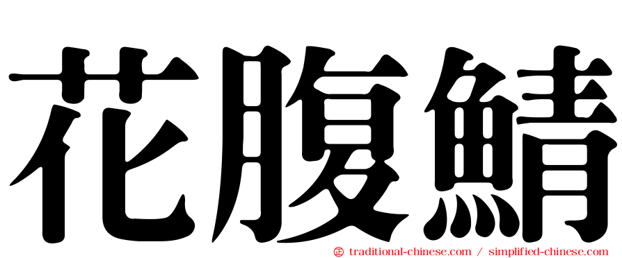 花腹鯖