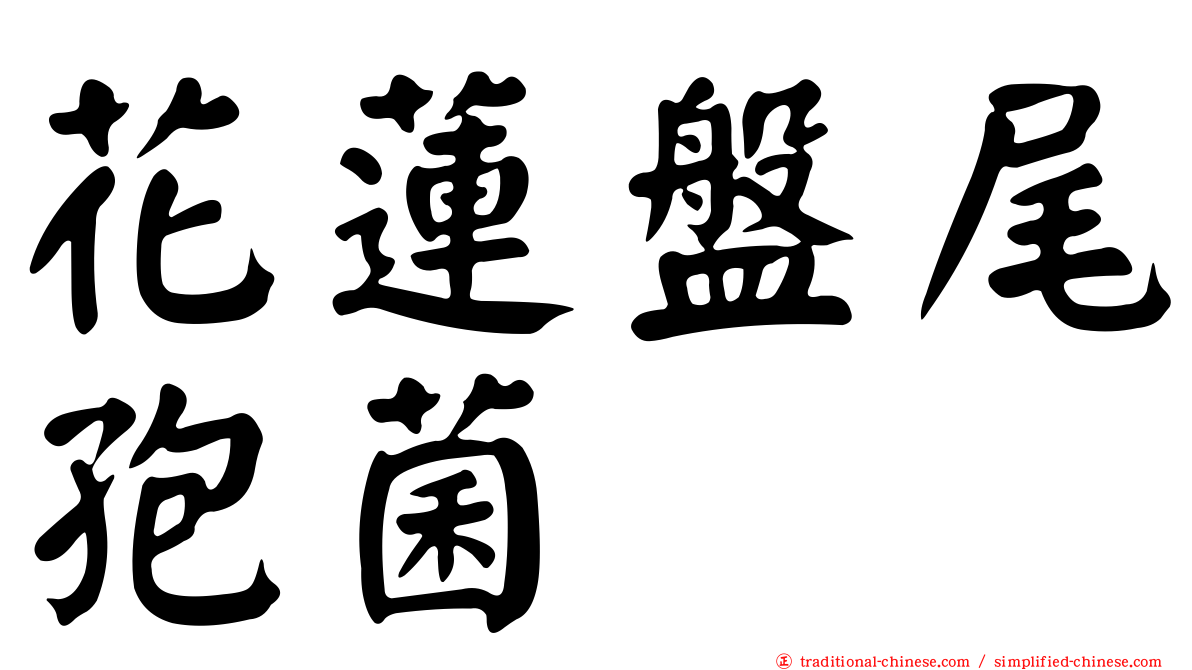 花蓮盤尾孢菌