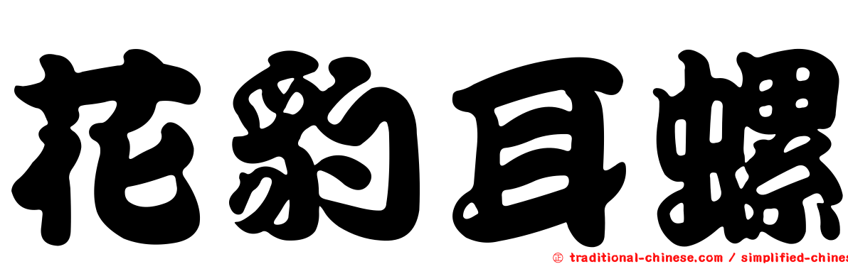 花豹耳螺