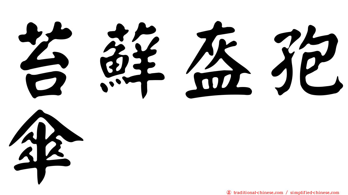 苔蘚盔孢傘