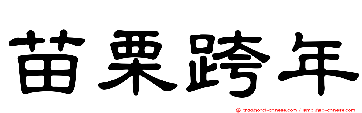 苗栗跨年