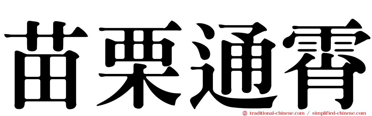 苗栗通霄