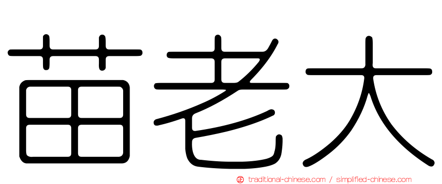 苗老大