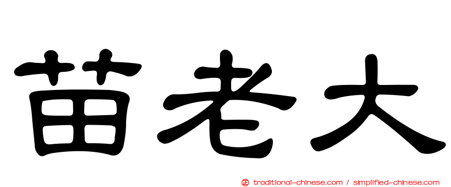 苗老大