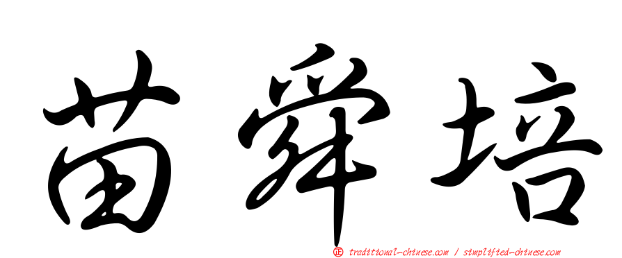 苗舜培
