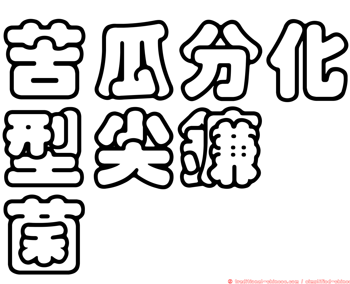 苦瓜分化型尖鐮孢菌