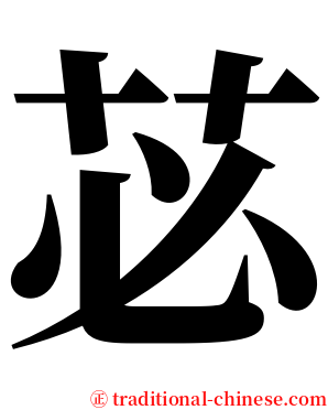 苾 serif font