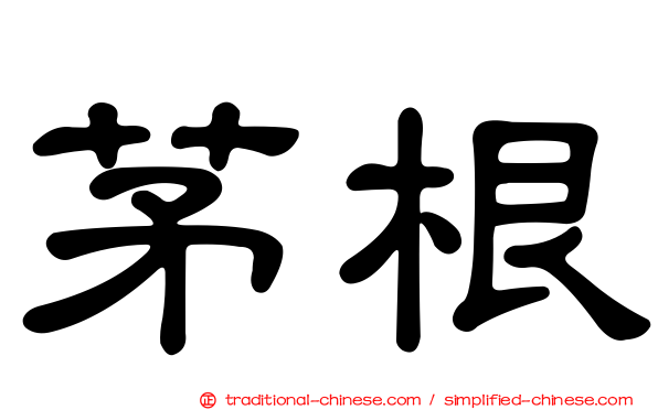 茅根
