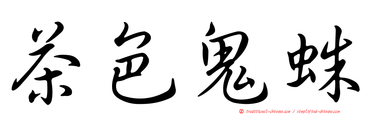 茶色鬼蛛
