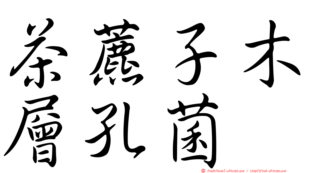 茶藨子木層孔菌