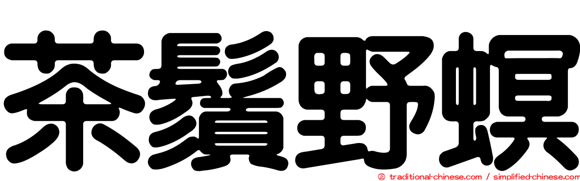 茶鬚野螟