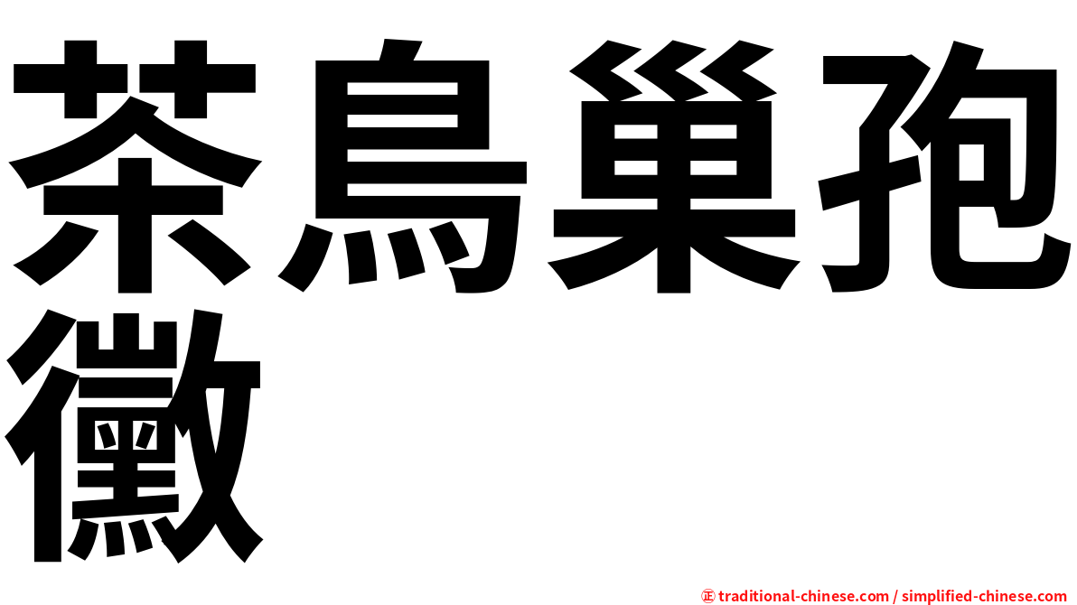 茶鳥巢孢黴
