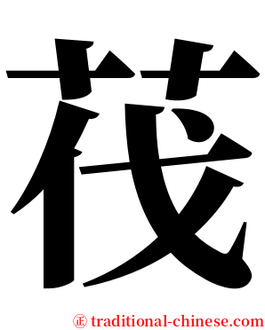 茷 serif font
