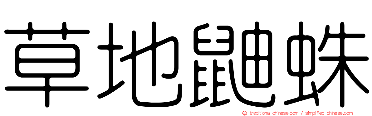 草地鼬蛛