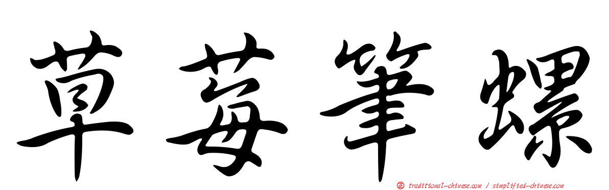草莓筆螺