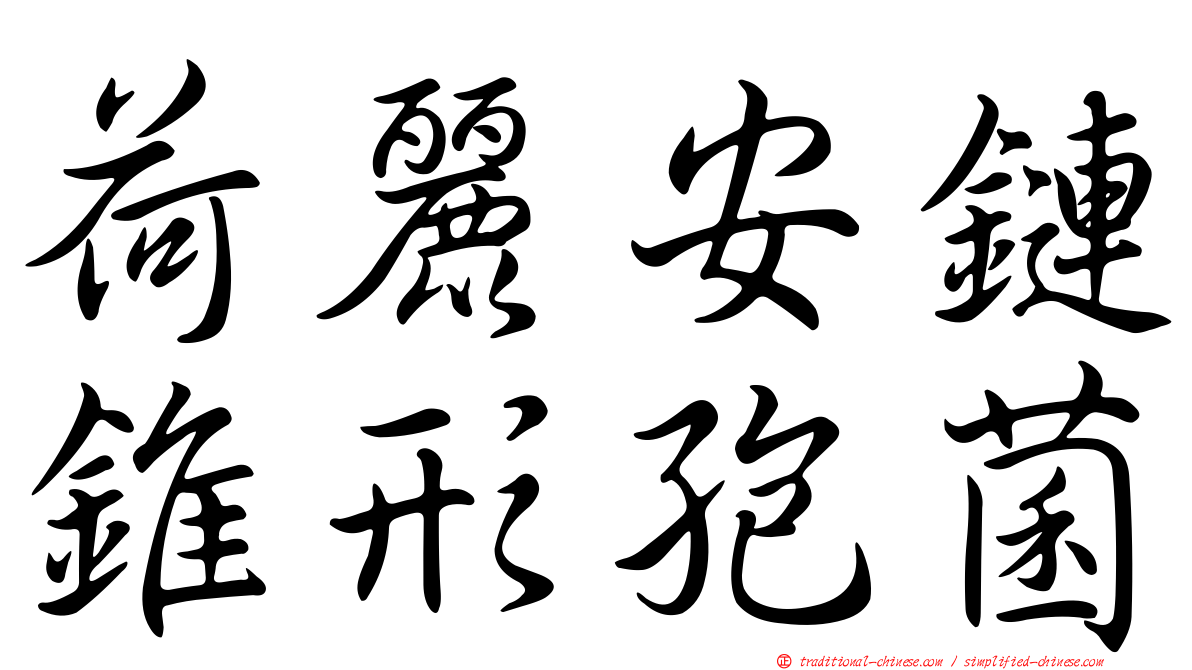 荷麗安鏈錐形孢菌