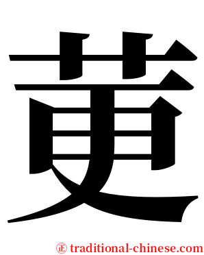 莄 serif font