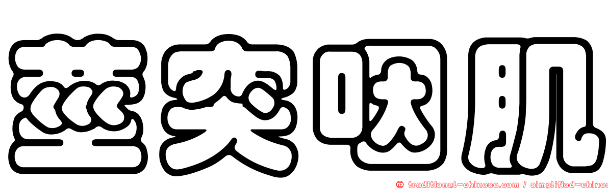 莖突咽肌
