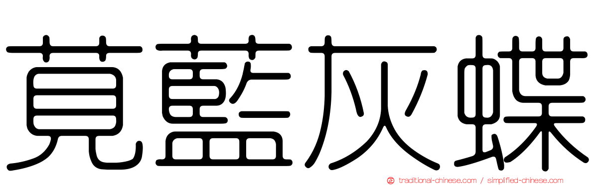 莧藍灰蝶