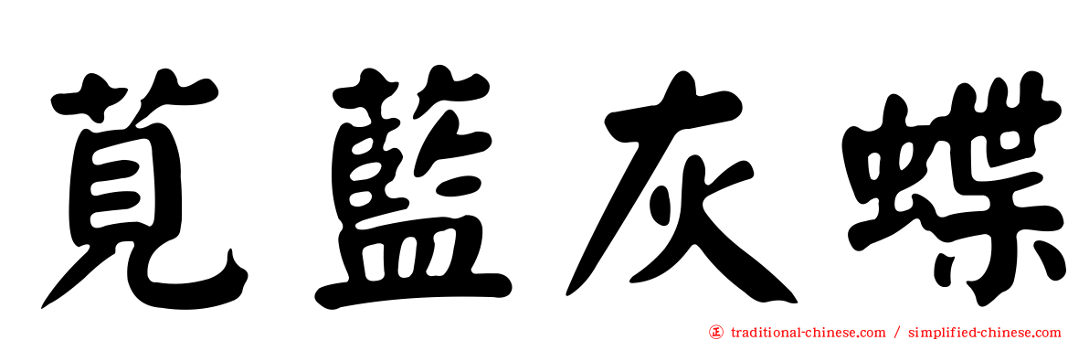 莧藍灰蝶