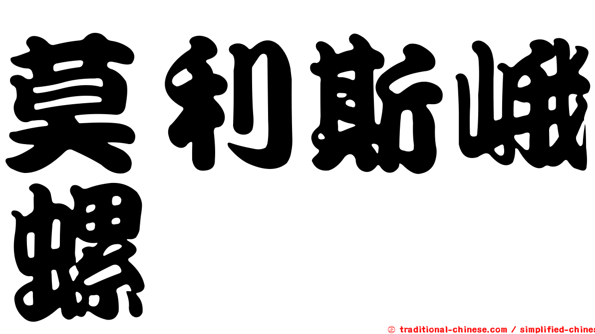 莫利斯峨螺