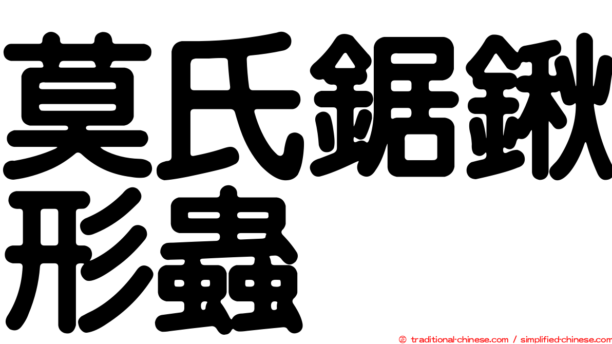 莫氏鋸鍬形蟲